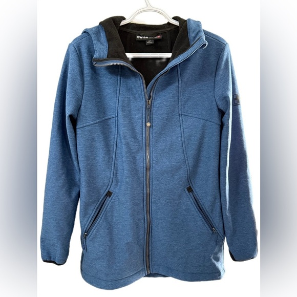 Swiss Tech Black Fleece Jacket - Picture 1 of 3